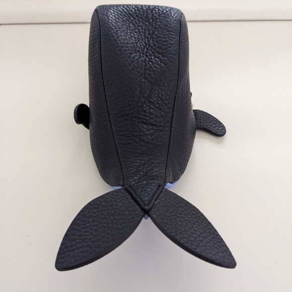 EUC! Kate Spade New York Off We Go Whale Kisslock Coin Purse In Dark Blue - Picture 7 of 12
